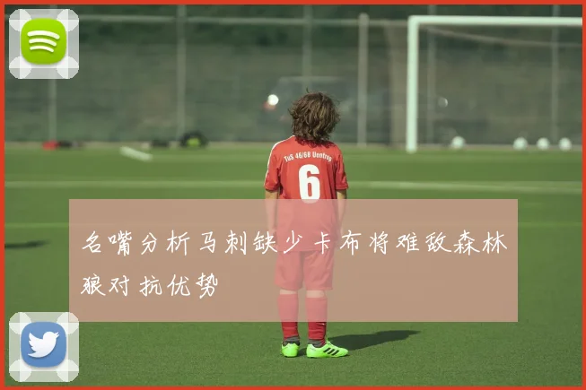 名嘴分析马刺缺少卡布将难敌森林狼对抗优势